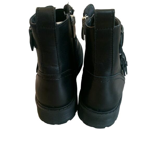 NEW CLARKS ORINOCO2 WOMEN'S BLACK LEATHER STUD BOOTS 9 - Picture 9 of 13